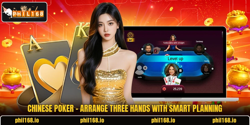 Chinese Poker - Arrange Three Hands With Smart Planning