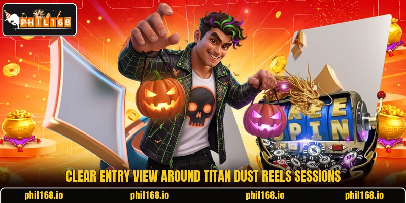 Clear entry view around Titan Dust Reels sessions Clear entry view around Titan Dust Reels sessions