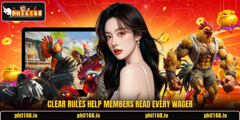 Clear rules help members read every wager