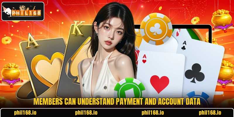 Members can understand payment and account data Members can understand payment and account data