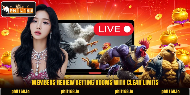 Members review betting rooms with clear limits