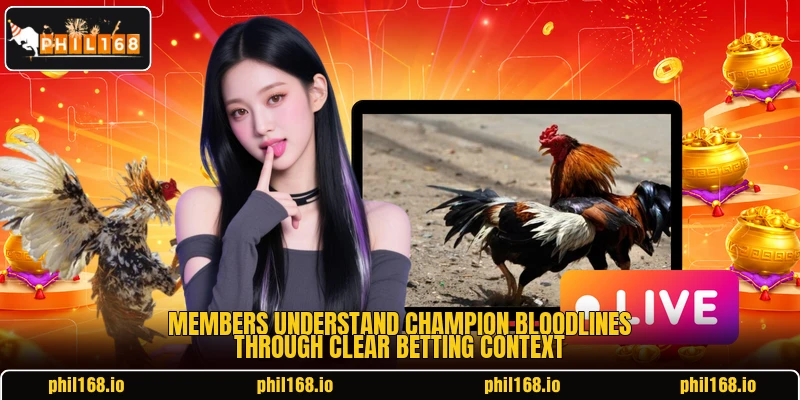 Members understand Champion Bloodlines through clear betting context Members understand Champion Bloodlines through clear betting context