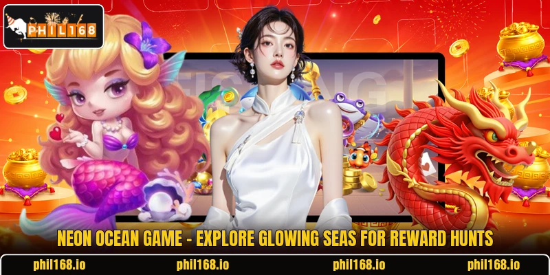Neon Ocean Game - Explore Glowing Seas For Reward Hunts