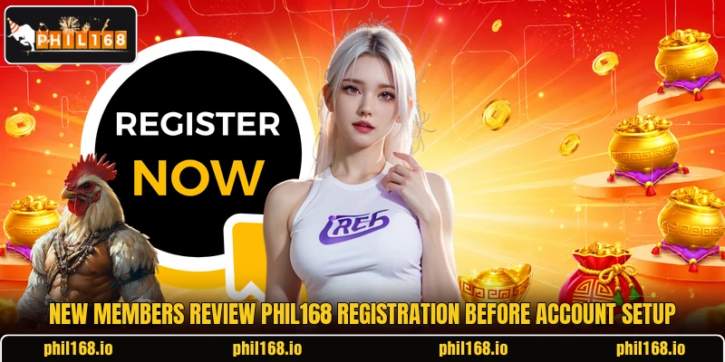 New members review Phil168 registration before account setup New members review Phil168 registration before account setup