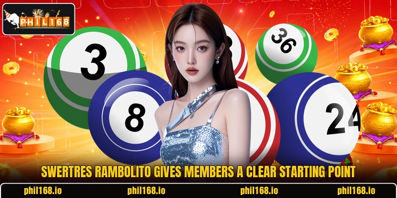Swertres Rambolito gives members a clear starting point